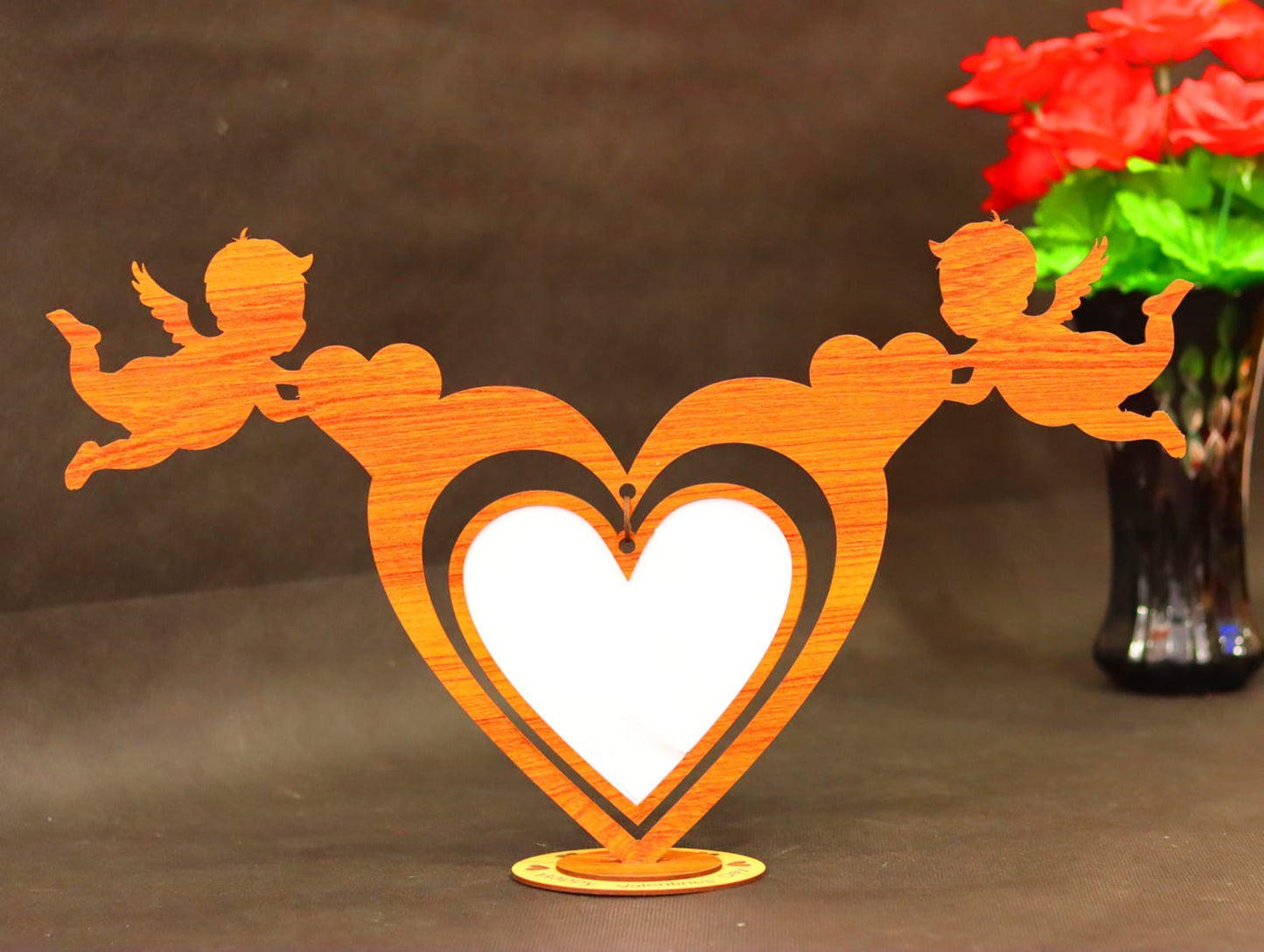 Laser Cut Valentine's Day Photo Frame