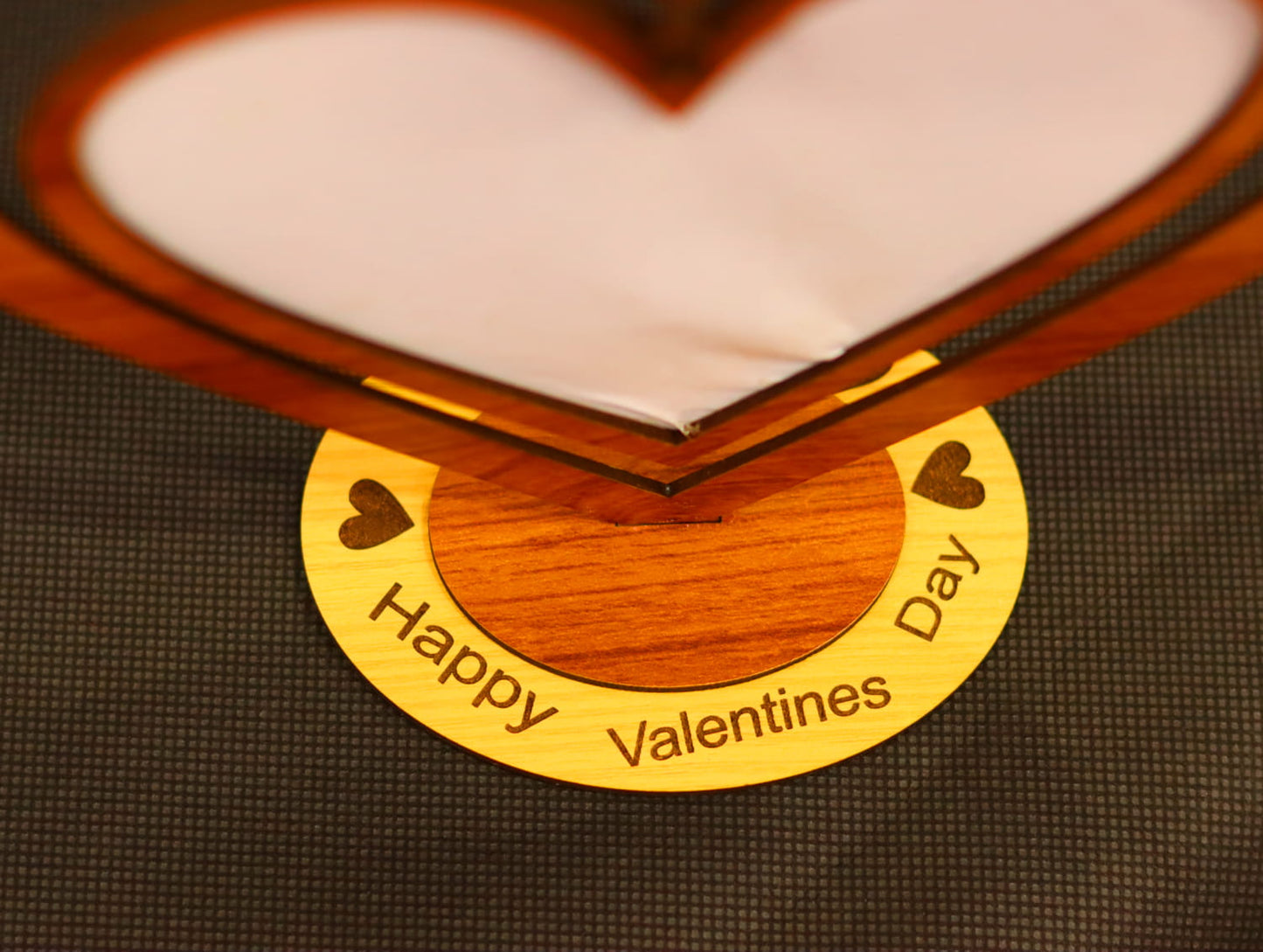 Laser Cut Valentine's Day Photo Frame