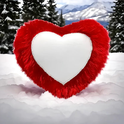 Heart Shaped Sublimation Pillow