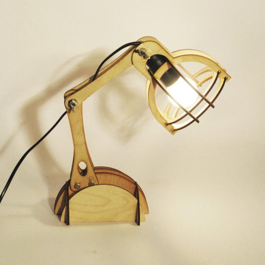 Laser Cut Plywood Lamp