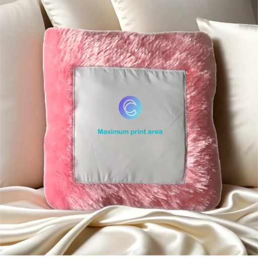 PINK FUR PILLOW