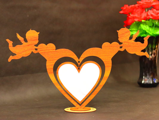 Laser Cut Valentine's Day Photo Frame