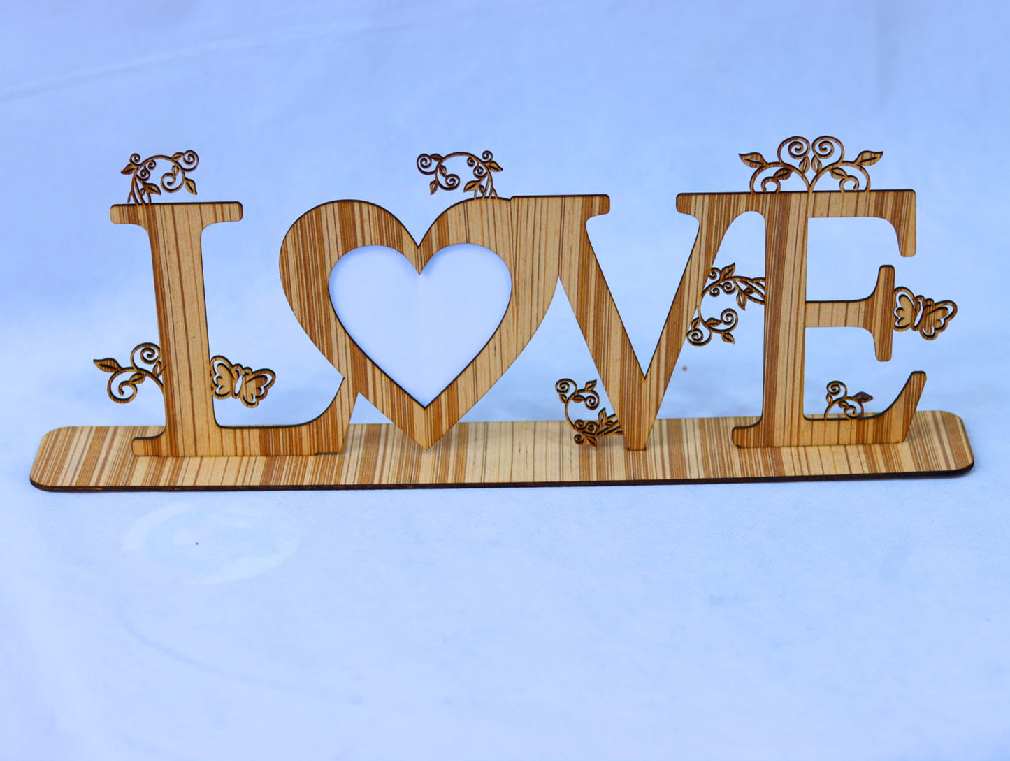 Laser Cut Love Heart Photo Frame