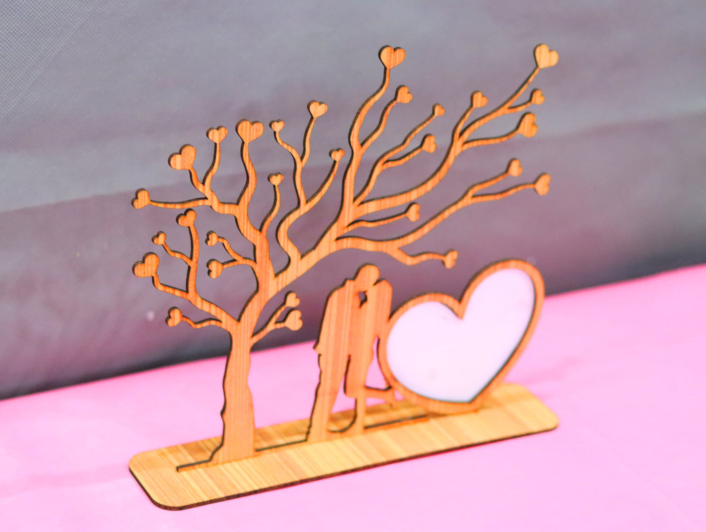 Laser Cut Valentine Photo Frame