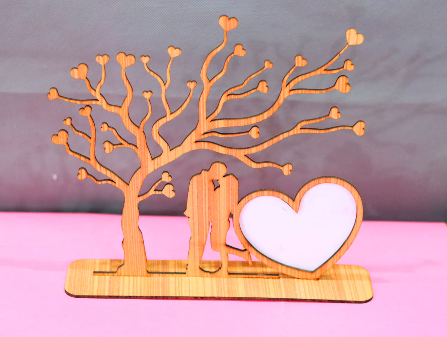 Laser Cut Valentine Photo Frame